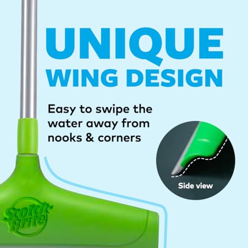 Scotch-Brite Bathroom Squeegee Plastic Wiper(30 cm)(Green)