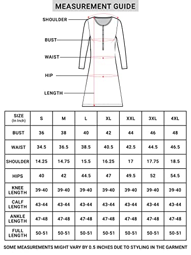 rangita Women Cotton Flex Navy Tonal Front Button Placket Calf Length A Line Kurti, 2XL