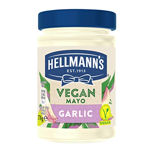 Hellmann's Vegan Mayonnaise Garlic, 270 g, Blue & White