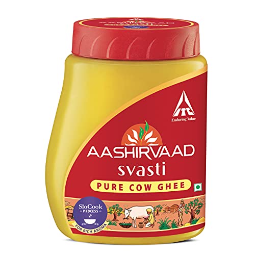 Aashirvaad Svasti Pure Cow Ghee - Desi Ghee with Rich Aroma - 200ml