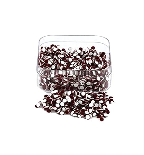 Passion Bazaar Plain Kukmkum Bindi |Tikali |Sticker Bindi| Maroon Bindi | Small Bindi's Tikka Gift-able For Women’s & Girl’s- 100 Bindi Size : 0 (Zero)