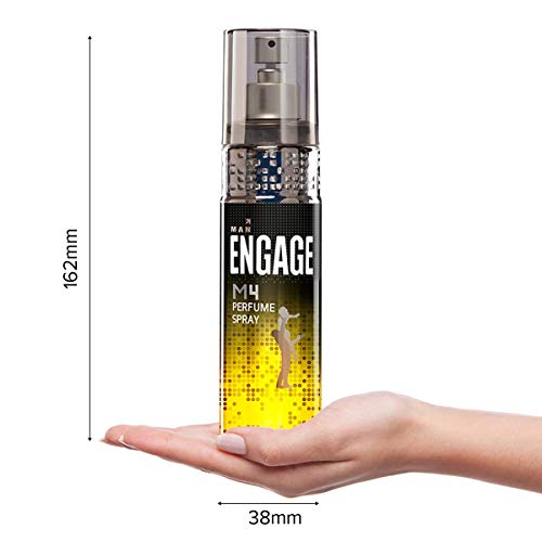 Engage M4 Perfume Spray For Men, Spicy and Lavender, Skin Friendly, 120ml