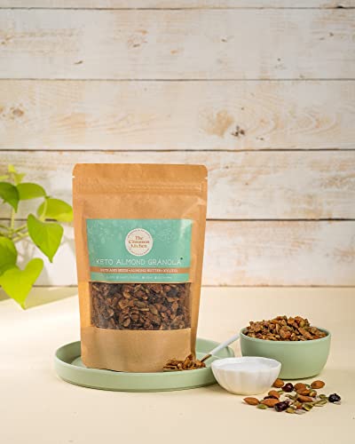 keto Granola - The Cinnamon Kitchen (400 GM)|Keto Friendly|100% Natural & Healthy|Vegan|Gluten Free|Organic|PCOS Friendly|