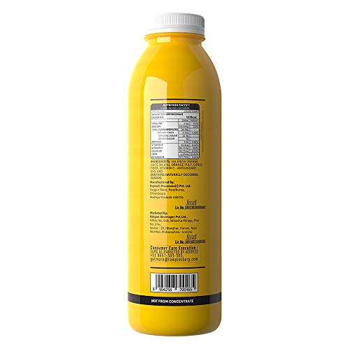 Raw Pressery Valencia Orange Juice, 1000 ml