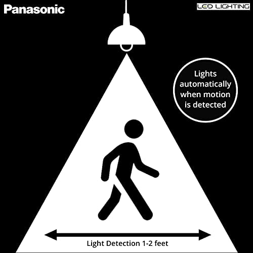 Panasonic 9W Motion Sensor Bulb | 9 Watt Radar LED Bulb for Home | B22 Motion LED Bulb 9W (PBUM28097-PK1)