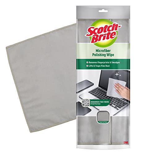 Scotch-Brite Microfiber Polishing Wipe (Grey) (SB MF Polishing wipe Rs 149)