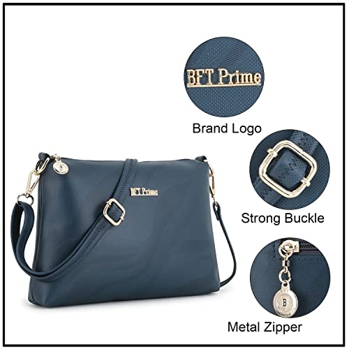 WOMEN MARKS BFT-01-PLANE POUCH-SLING BAG (Blue)