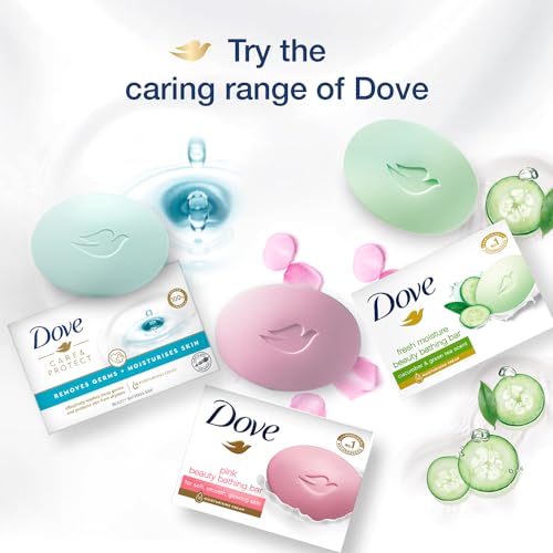 Dove Cream Beauty Bathing Soap Bar 125g (4+1 Free Combo) | With Moisturising Cream for Softer Skin & Body, Nourishes Dry Skin more than Ordinary Soap