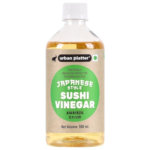 Urban Platter Japanese Rice Vinegar (Awasezu), 500ml [All Natural Vinegar Traditionally Made and Seasoned] - Perfect for Seasoning Sushi Rice