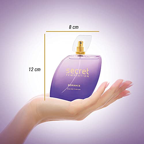 Secret Temptation Romance Eau De Parfum for Women, 50ml | Premium Long Lasting Perfume|Luxury Everyday Wear Fragrance Gift for Her