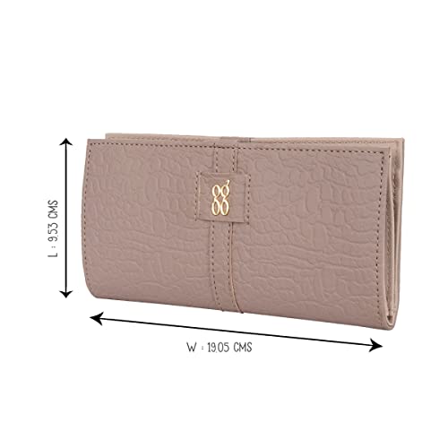 Baggit Women's 2 Fold Wallet - Large (Beige)