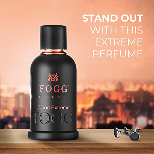 Fogg Scent Wood Extreme Perfume Spray for Men, Long-Lasting, Fresh & Powerful Fragrance, Eau de Parfum, 100 ml