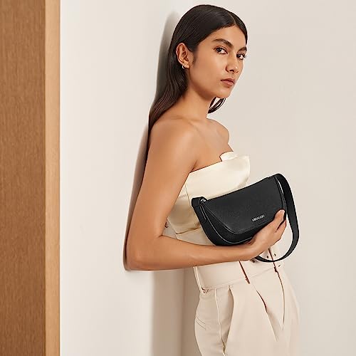 Miraggio Black Freya Shoulder Bag