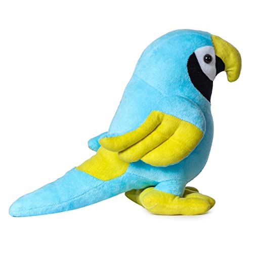 Ultra Blue Celest Super Stuffed Parrot Soft Plush Bird Toy - 15 Inch Gifts for Boys, Girls & Kids