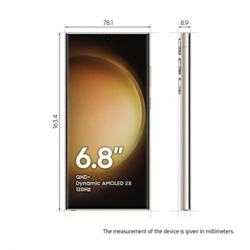 Samsung Galaxy S23 Ultra 5G (Cream, 12GB, 512GB Storage)