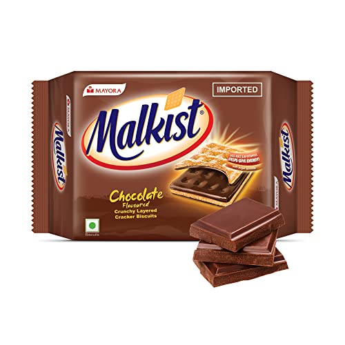 Malkist Chocolate Flavoured Cracker Biscuits -72g - Pack of 8(chocolate)