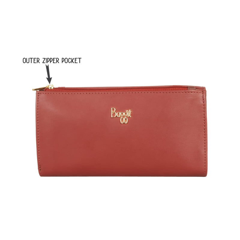 Baggit Women's Wallet - Large (Red)