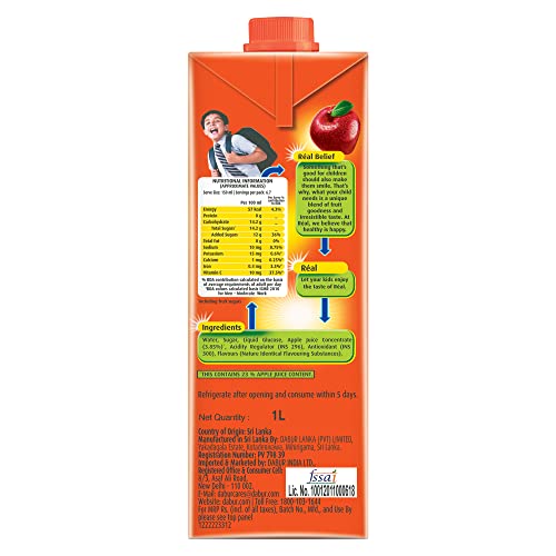 DABUR Real Fruit Power Apple - 1L