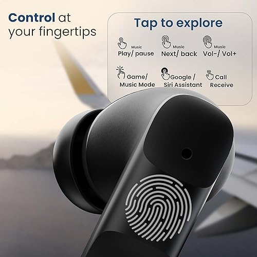 Boult Audio Newly Launched W50 Bluetooth Truly Wireless in Ear Earbuds with 50H Playtime, Quad Mic ENC, 45ms Low Latency Gaming, Dual Tone Fast Charging Case, 13mm Bass Drivers, IPX5 TWS (Ash Black)