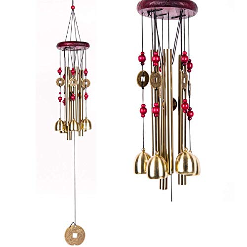 Lilone Brass Wind Chime (24 inch, Multicolour)