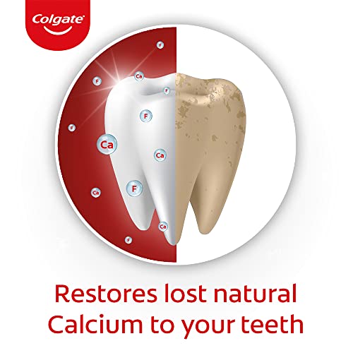 Colgate Strong Teeth, 500g, India’s No: 1 Toothpaste Brand, Calcium-boost for 2X Stronger Teeth, Prevents cavities, Whitens Teeth, Freshens Breath