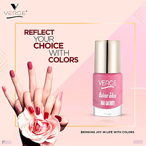 VERGE Colour Show Long Wear Nail Polish (Paraben Free & Non Toxic) (Pack Of 12 Combo) Chip Resistant & Quick Dry (Modern Color Range Combo) Autumn Twelve Cs12_54, Glossy Finish, 72ml