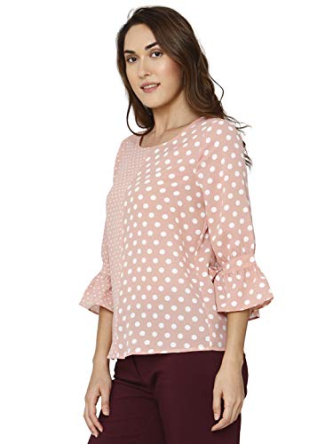 VERO MODA Women's Regular fit Top (2053251001_Coral Cloud X-Small)