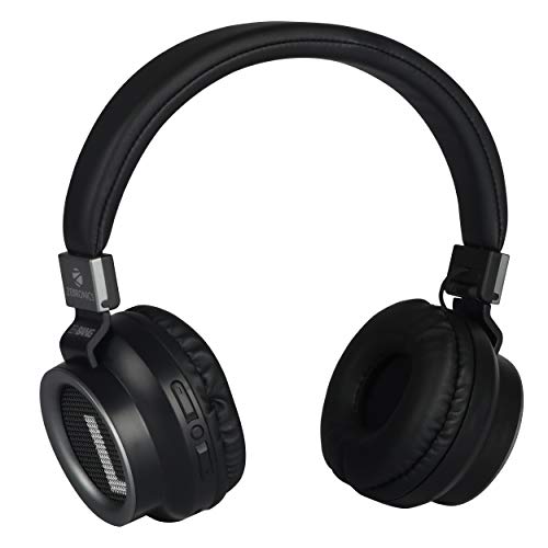 ZEBRONICS-Bang Over The Ear Headphones with Foldable Design and Bluetooth v5.0 Headphones, Providing up to 20h* Playback(Black)