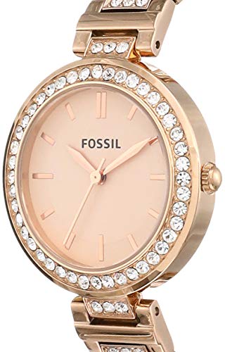 Fossil Analog Rose Gold Dial Women's Watch-BQ3181