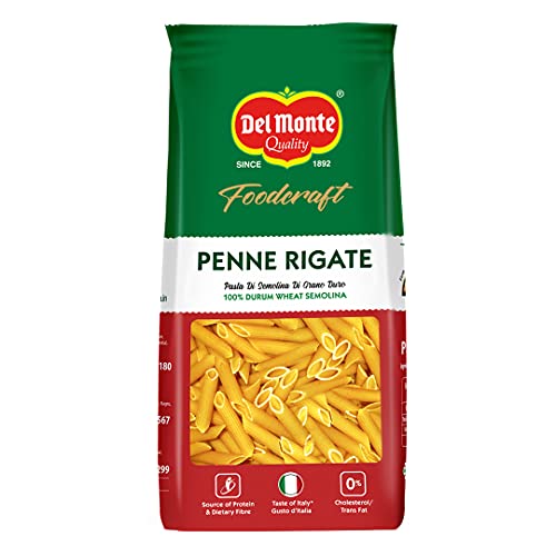 Del Monte FoodCraft Penne Pasta, 100% Durum Wheat Semolina, 1kg