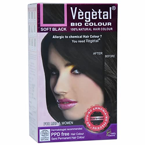 Vegetal Bio Colour, Soft Black, 50g