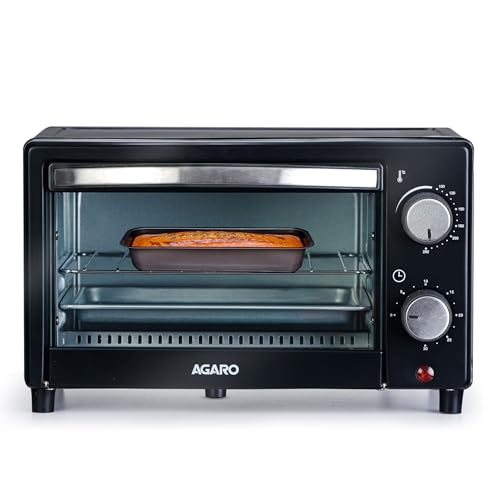 AGARO Marvel 9 Liters Oven Toaster Griller,Cake Baking Otg (Black),800 Watts