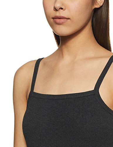 Van Heusen Women Anti Bacterial Thermal Camisole - Sleeveless_77204_Charcoal Melange_S