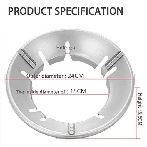 fire & windproof gas saver burner stand, gas saver jali ring, gas energy saver stand, gas saver protecter flame, suitable for all gas stove, Open