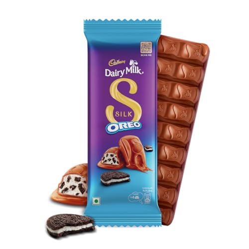 Cadbury Dairy Milk Silk Oreo Chocolate Bar, 60 g