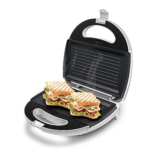 Wipro Vesta BS 301 3-in-1 Detachable 750 Watt Sandwich Maker |Triple Function - Toast, Grill & Waffle|Non Stick BPA & PFOA Free|Auto Temp Cut-off|2 Year Warranty| Regular Bread Size