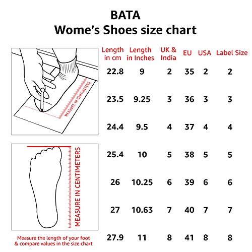 BATA womens PISA Beige Heeled Sandal - 7 UK (6618901)