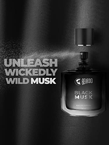 Beardo Best Day Perfume for Men - BLACK MUSK 50ml | Oriental, Musky Perfume for Men Long Lasting | Gift for men | Date night fragrance | Mens Perfume