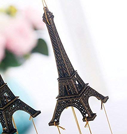 Gupta Fancy Store Metal Eiffel Tower Windchimes (Multicolour)