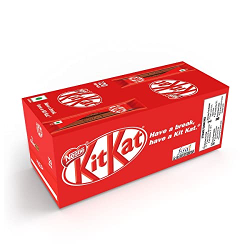 NESTLÉ KITKAT, 2 Finger Wafer Bar –18.5g, Pack of 30 Units, 555g