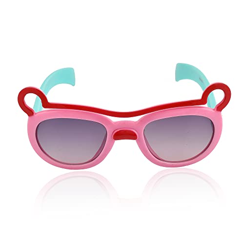 SHOP FRENZY kids baby boy and girl children fancy double frame cartoon sunglass (3-8 years)