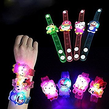 ToyToon Pack of 2 Cartoon Characters LED Rakhi Friendship Band for Kids / Boys / Girls (Pack of -2)