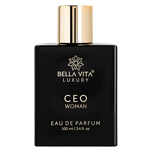 Bella Vita Luxury CEO Woman Eau De Parfum Perfume with Ylang Ylang, Vanilla, Musk, Tonka & Plum|Spicy Long Lasting EDP Liquid Fragrance Scent for Women 100ml