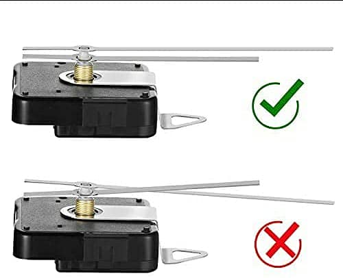QEWINOX® Combo of Ajanta Mfg. Battery Operated Plastic Ticking Wall Clock Movement Machine (Made in India 100%) (1 Mashine) (Ajanta)