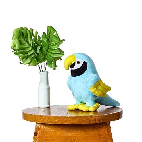 Ultra Blue Celest Super Stuffed Parrot Soft Plush Bird Toy - 15 Inch Gifts for Boys, Girls & Kids