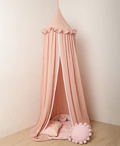 Miarcus Sweet Spring Muslin Bed Canopy