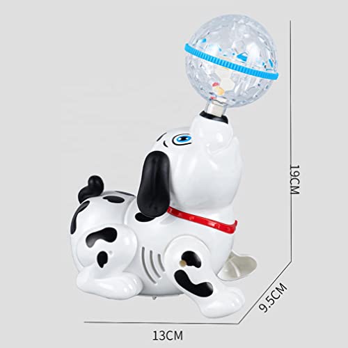 TEC TAVAKKAL Bump and Go Dancing Dog with Music, Flashing Lights - Sound & Light Toys for Small Babies | Best Gift for Toddlers