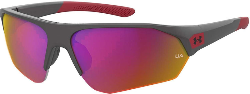 Under Armour Infrared Oleophobic Lens Special Shape Sunglass Rimless Grey Frame - 204094Kb764B3