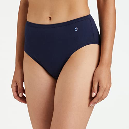 Van Heusen Women Hipster Panty - 100% Super Combed Cotton - Pack Of 3 - Anti Bacterial, No Marks Waistband, Moisture Wicking, Full Coverage
