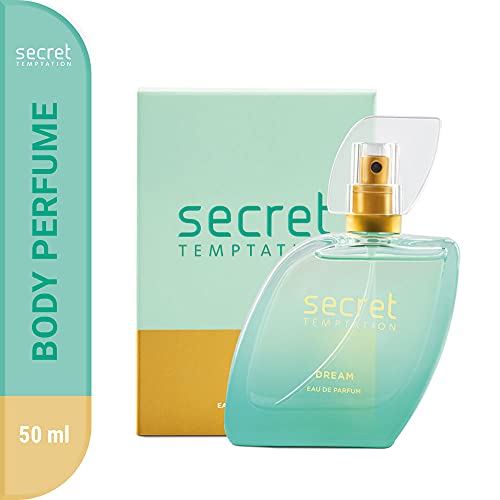 Secret Temptation Dream Eau De Parfum for Women, 50ml|Premium Long-Lasting Luxury Perfume|Floral and Fruity Fragrance|Ideal for Office wear